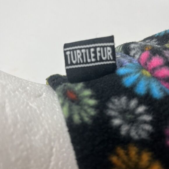 Turtle Fur Floral Fleece Beanie Winter Hat Kids Size 2-7 Years - Picture 6 of 10